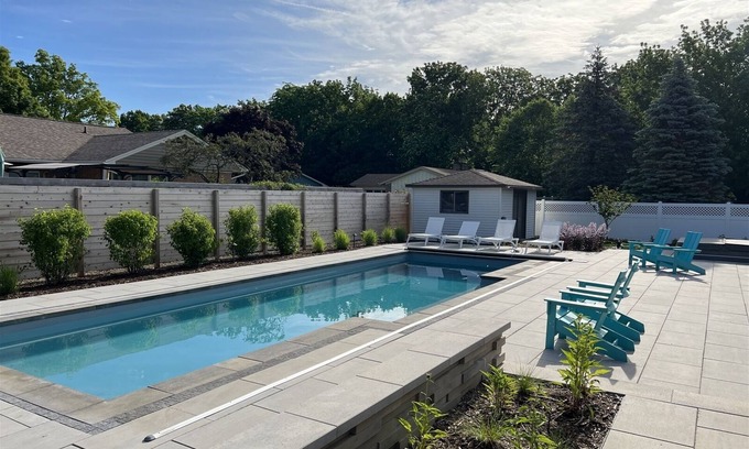 South Haven House | Private Pool and Hot Tub. Minutes From Downtown and South Beach.