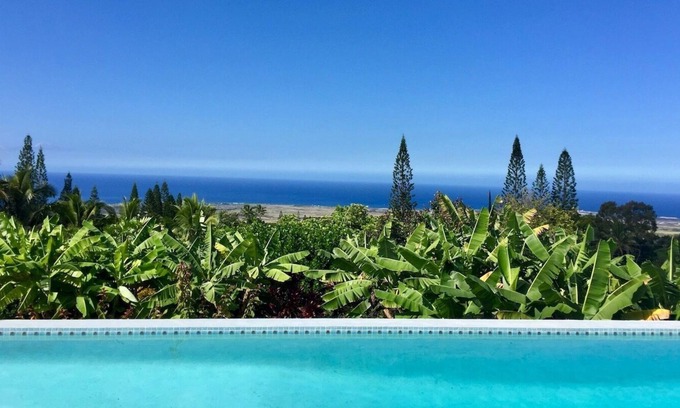 Kona Palisades House | Private Pool + Big Ocean Views - Luxury Retreat Perfect for Families, Friends