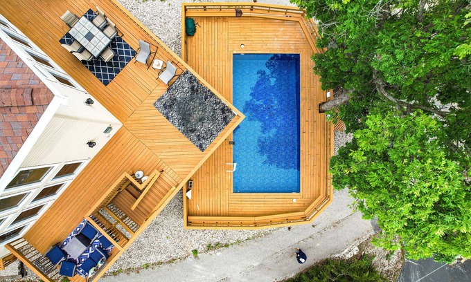 Rocky Mount House | Private Pool, Dock, Lots of Deck Space, Amazing Views, Quiet Location, Lots of Space