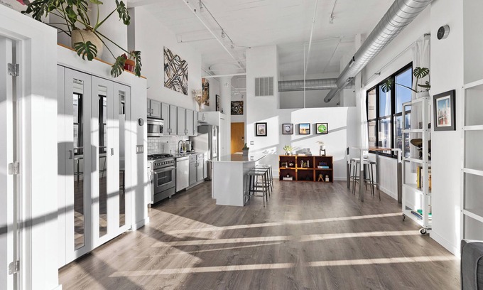 University Village / Little Italy Apartment | Private Room + Bathroom In Historic Luxury Loft w Skyline Views & Balcony