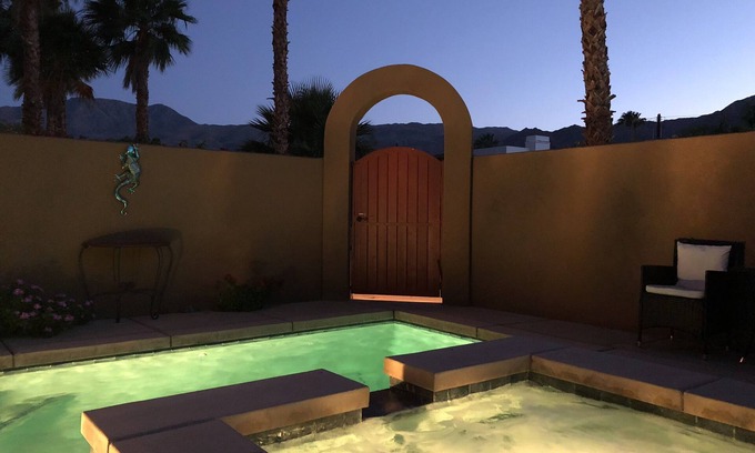 La Quinta Cove House | Private Southwest Pool Home On Quiet Street with Mountain Views and EV Charger