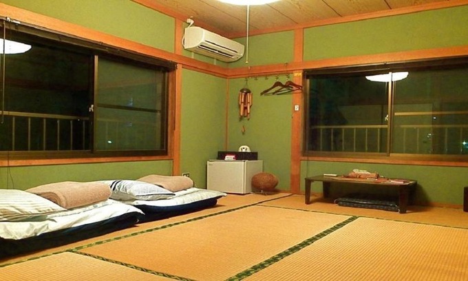 Aoshima Hotel | Private Twin Room - Aoshima Guesthouse Hooju - Vacation STAY 6392