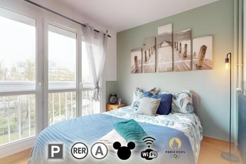 Noisy-le-Grand Apartment | Proche Disney & Paris-2 min gare