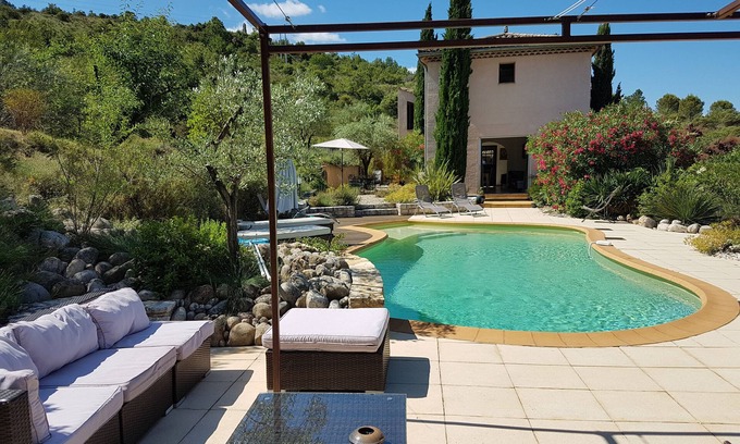 Grospierres Other | Provencal gite with all comforts, swimming pool, in a quiet property