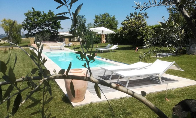 Ottiglio Apartment | Pure relaxation with saltwater pool, whirlpool, and massages, for adults only