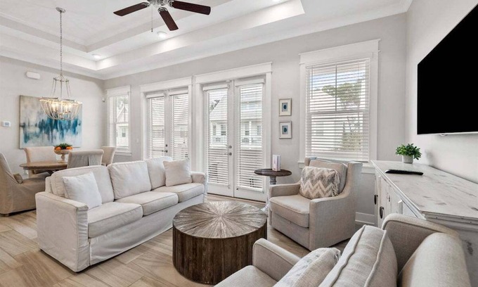Panama City Beach House | Quick Beach Access - 2 Pools ~ Golf Cart ~ Bikes