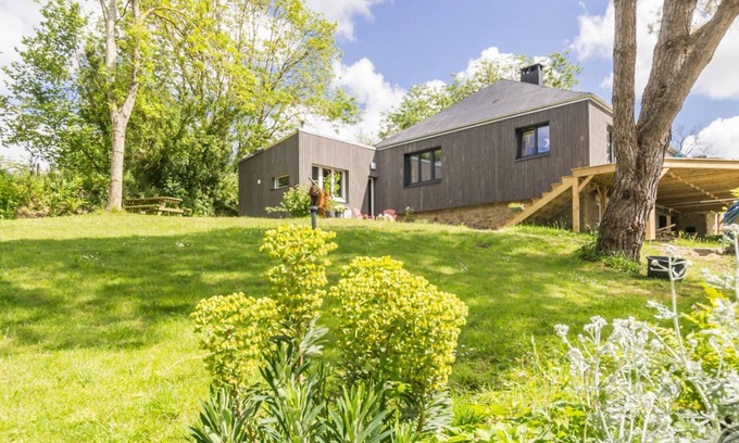 Tourville-sur-Sienne Apartment | Quiet apartment with private terrace, parking, and WiFi