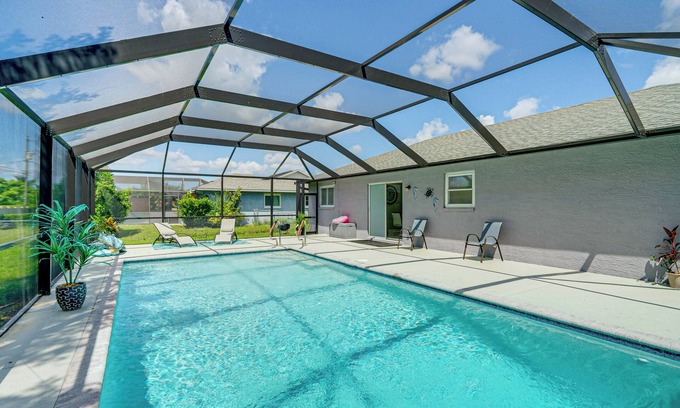 Fort Myers House | Quiet Neighborhood! Poolside Oasis in Cape Coral