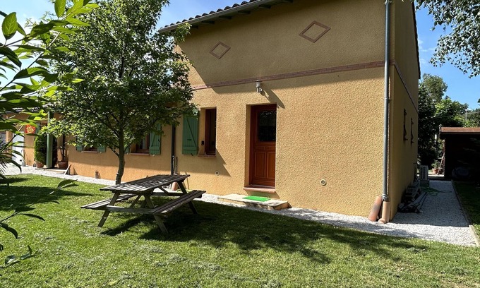 Gardouch House | Quiet room - small furnished - Canal du Midi