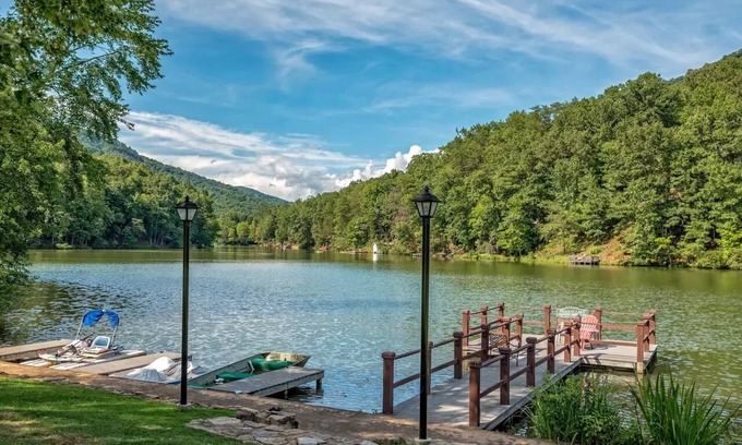Lake Lure Condo | Quite 55 community. Close to shopping, farmers market, and especially beaches.