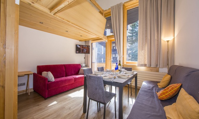 Argentiere Apartment | Résidence Grand Roc - Bruyères 121, Argentière (Chamonix), France