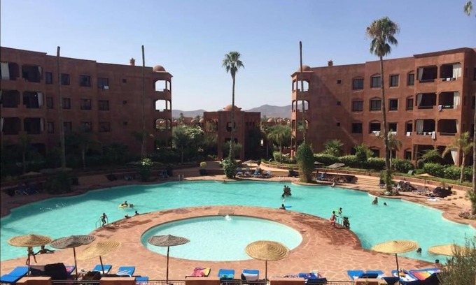 Palmeraie Apartment | Résidence Piscine et lagon -salle de sport