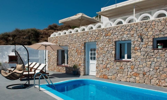Vourvoulos Villa | R 1367 Dream Villa 1 with private pool and sea view.