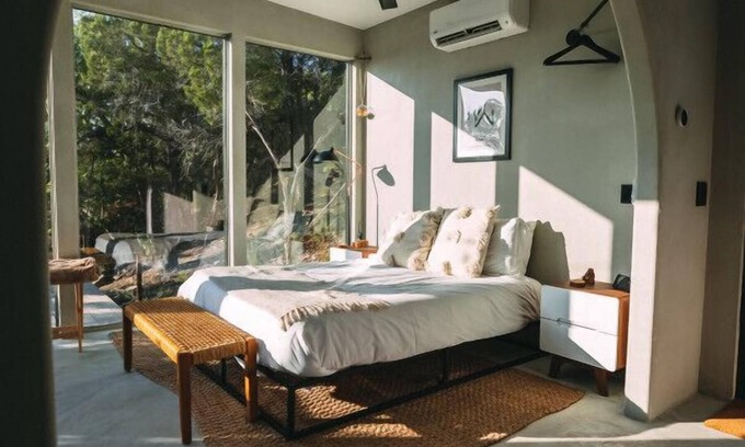 Oatmeal House | Rame Modern Treetop Villa with Dip Pool & Rope Bridge