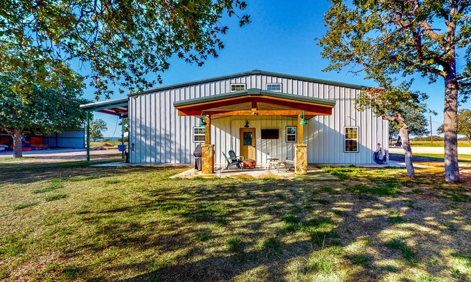 Bandera Cabin | Ranch Lodge on 100+ Acres with Exotic Wildlife, Fishing Ponds & Game Room
