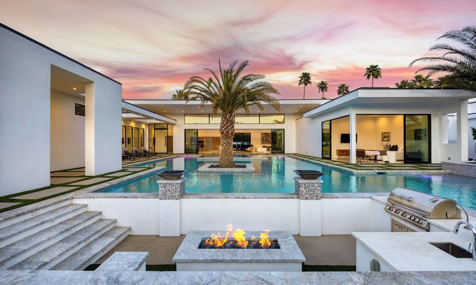 Rancho Mirage House | Rancho Mirage Oasis w/Pool, Hot Tub, Bocce, Putting Green, & Firepit