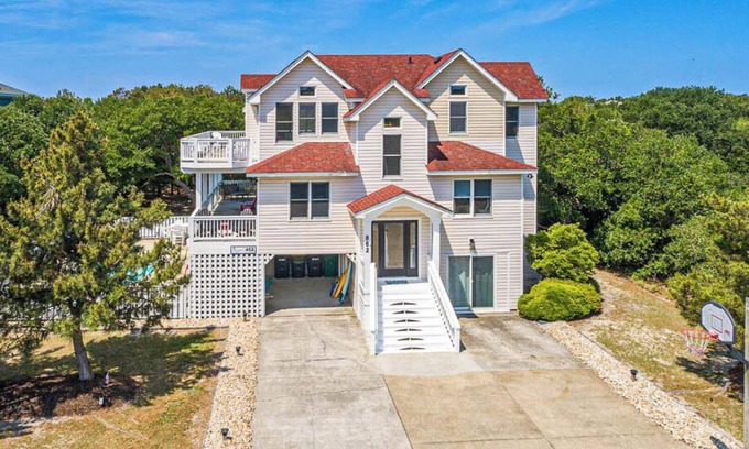 Whalehead Beach House | Reality Check | 1,635 ft to the beach | Private Pool and Hot Tub