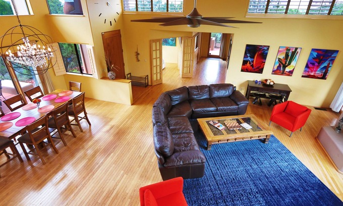 West Sedona House | Red Rock Views! Open, Secluded airy Zen retreat; Up to 50% off summer