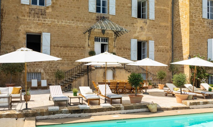 Lussan House | Refurbished Chateau, Sleeps 20 with Luxury Pool