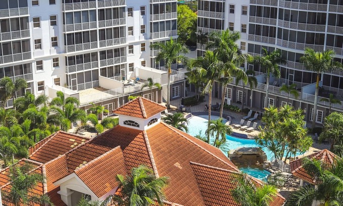 Pelican Bay Condo | Regatta at Vanderbilt is an upscale condo - a 7 minute walk to the beach!