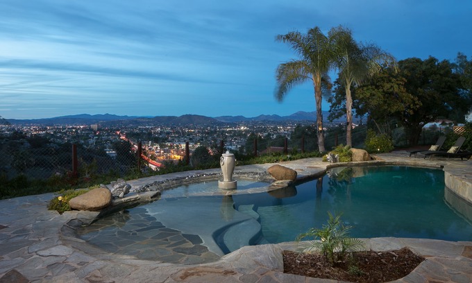 Mount Helix House | Relax in a family-friendly getaway with pool and stunning mountain views!