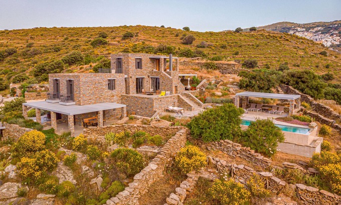Kea Other | Relaxation in nature with sea and sunset views close to the port