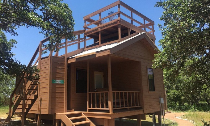 Fredericksburg Apartment | Relaxing Getaway at The Milky Way Cabin, *Not Pet Friendly
