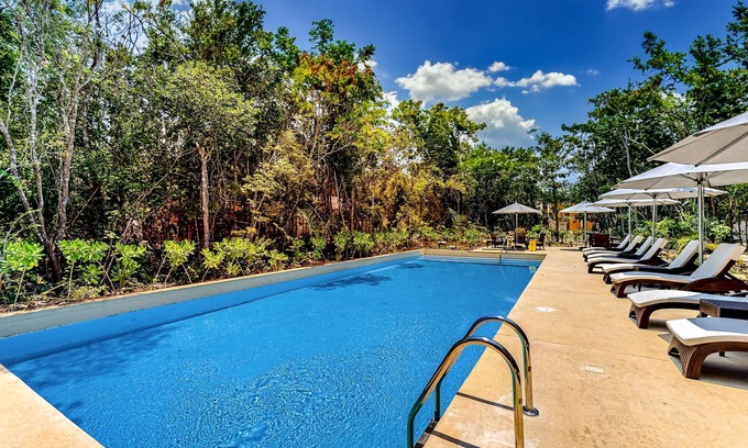 Tulum House | Relaxing resort home with private plunge pool, patio, & on-site gym