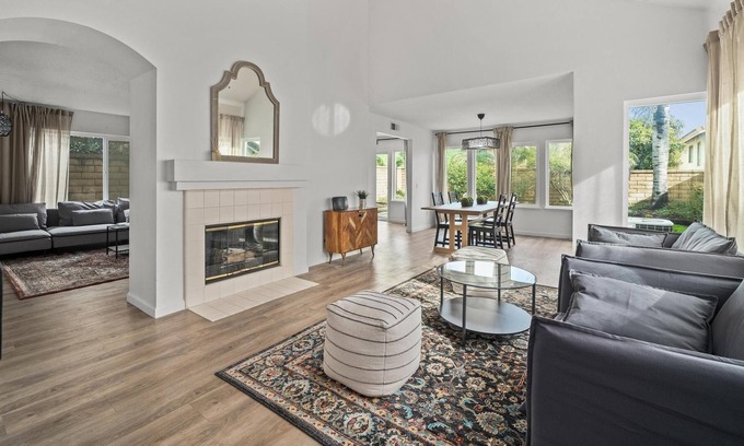 Santa Ana Heights House | Remodeled hillside escape w/ firepit, nestled between OC and LA
