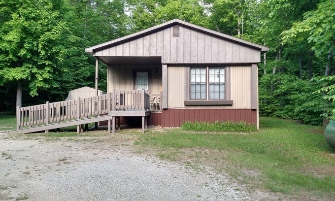 Kalkaska House | Remodeled home across from beautiful Blue Lake in a recreational paradise