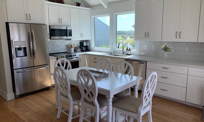 Bald Head Island Villa | Renovated! Both club options available! Great location next to beach & BHI Club!