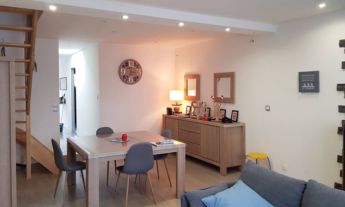 Etaples House | Renovated fisherman's house, with beautiful terrace, near port and beach