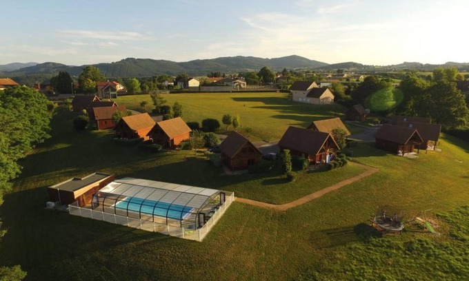 Dompierre-les-Ormes Ski Chalet | rental fully equipped chalets with heated indoor pool