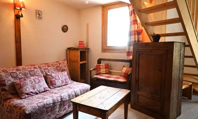 Vallandry Apartment | Residence Cret De L'ours 2 - Apartment 3 rooms plus mezzanine 8 people in Vallandry close to the slopes and shops