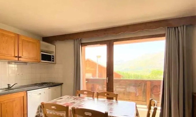 La Joue du Loup Apartment | Residence La Crête Du Berger - 2 rooms 6 people - The shepherd's crest