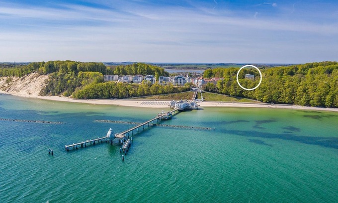 Sellin Apartment | Residence Seeblick 25 with balcony and Baltic Sea view - 3 room/balcony with Baltic Sea view
