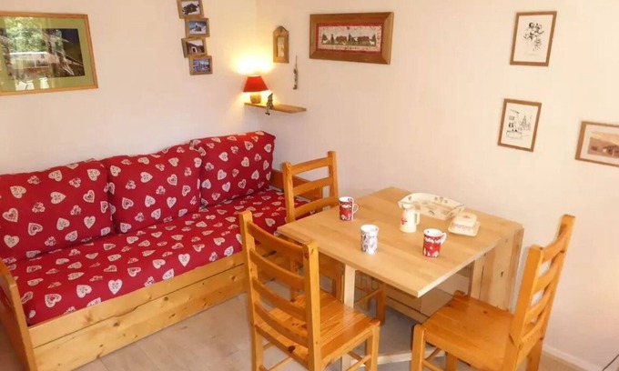 Areches Apartment | Residence Val Blanc 2 - Apartment 4 people, mountain spirit, village center, close to ski lifts