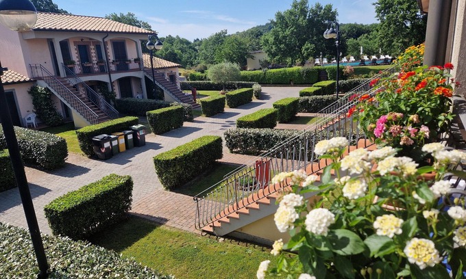 Sorano Apartment | Residence, wellness center, swimming pool, large garden, breakfast room, B41p