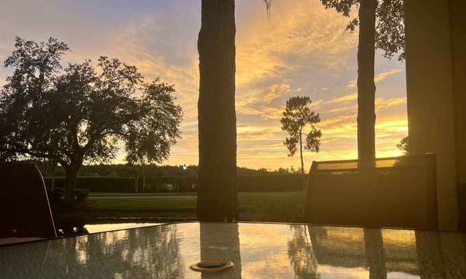 Wesley Chapel Condo | Resort Corner Unit Gem – Spacious 2BR Ground-Floor Condo w/Patio, Pond Views & Smart TVs!