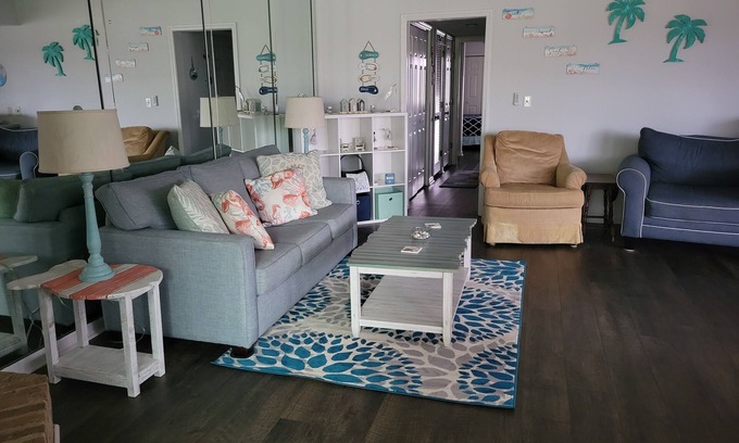 Little River Condo | Rest & recharge, close to the beach! Spacious condo for a beach getaway!
