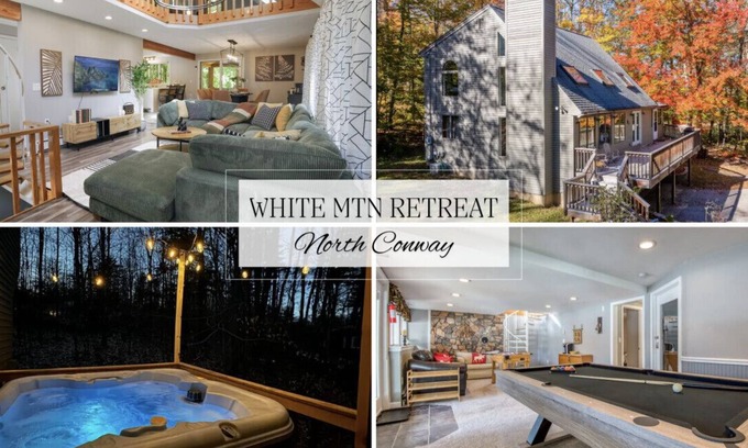 Birch Hill Cottage | Retreat near Conway : HotTub, Harry Potter Room
