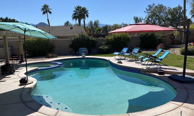 Palm Desert House | Retreat w/Pool & Spa Home in Palm Desert nThere is a 300.00 fee to heat pool n