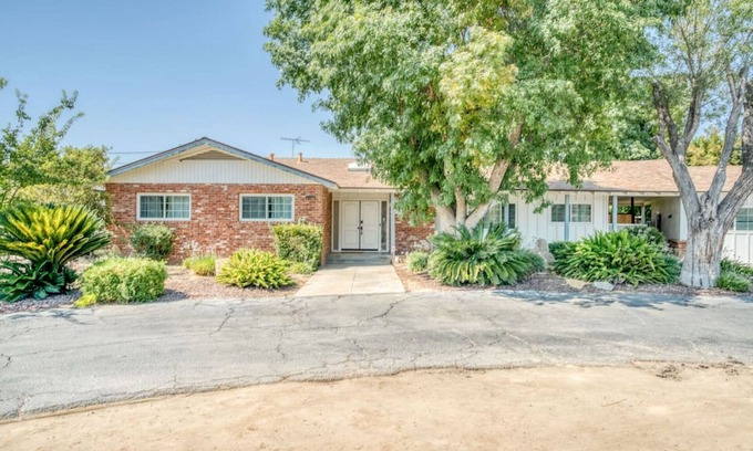 Fresno Apartment | Retro Vibes, Gazebo, Pet-Friendly Escape!