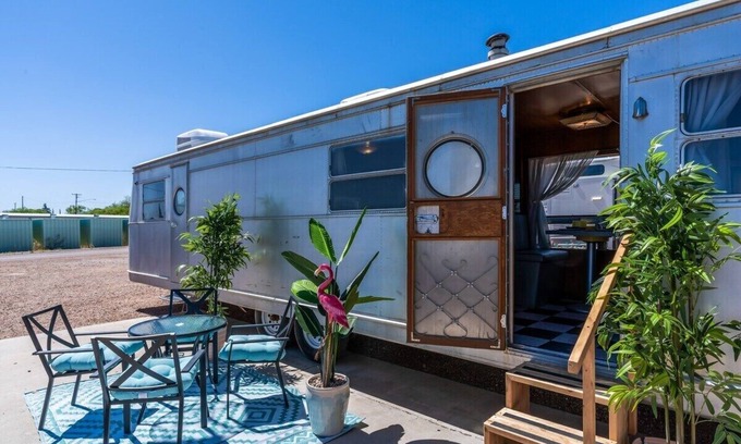 Tombstone House | Retro Vintage Spartan Trailer