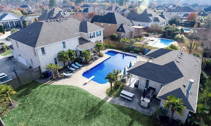 Virginia Beach House | Reunion Paradise! Upscale 5300 SQ FT PLUS Hot Tub, Sauna, Steam Shower, 50' Pool