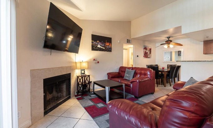 Las Vegas Apartment | Rio-Adjacent 2BR Pool, Gym, Free Parking