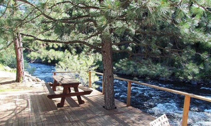 New Meadows Cabin | River Front, Wi-Fi, Firepit, BBQ, Private, Easy access