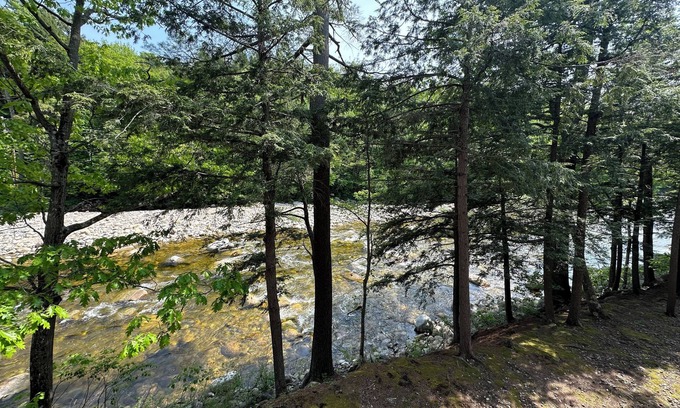 Lincoln Condo | Riverfront Condo, walk to Mountain and Town!