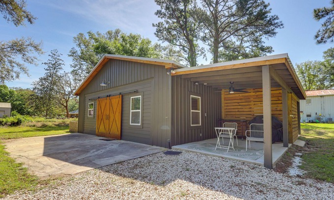 Foley Cabin | Riverfront Magnolia Springs Cabin Rental w/Grill