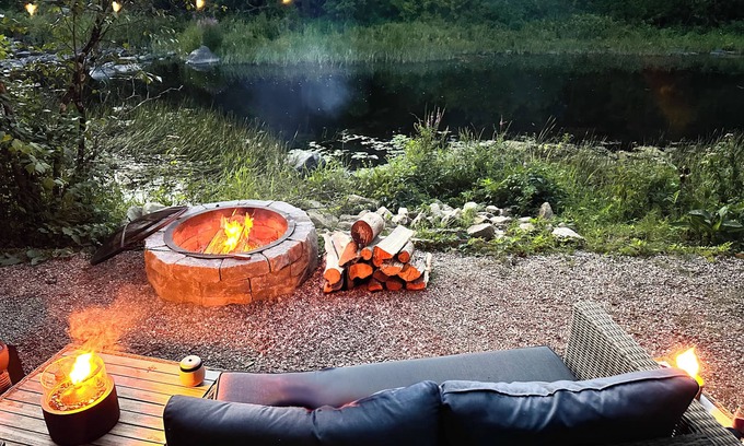 Thomasburg Cabin | Riverside Hideaway. Private rejuvenation retreat on the water!